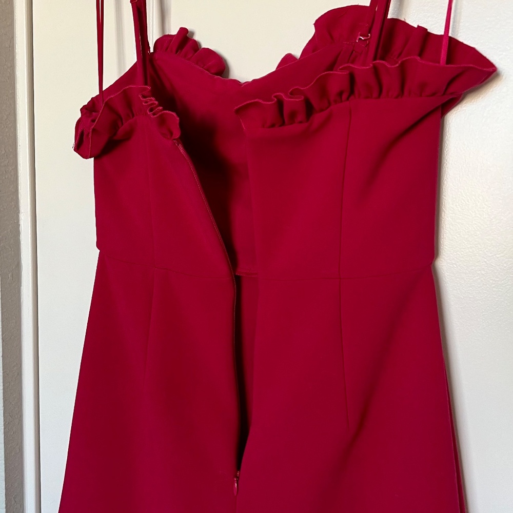 Gently Used French Connection Ruffle Mini Dress - Picture 5 of 9